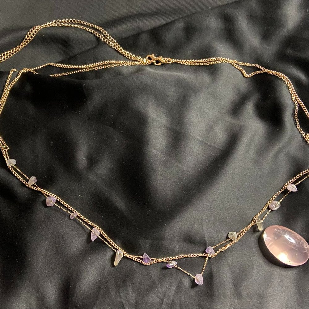 Brazilian Amethyst Belly Chain